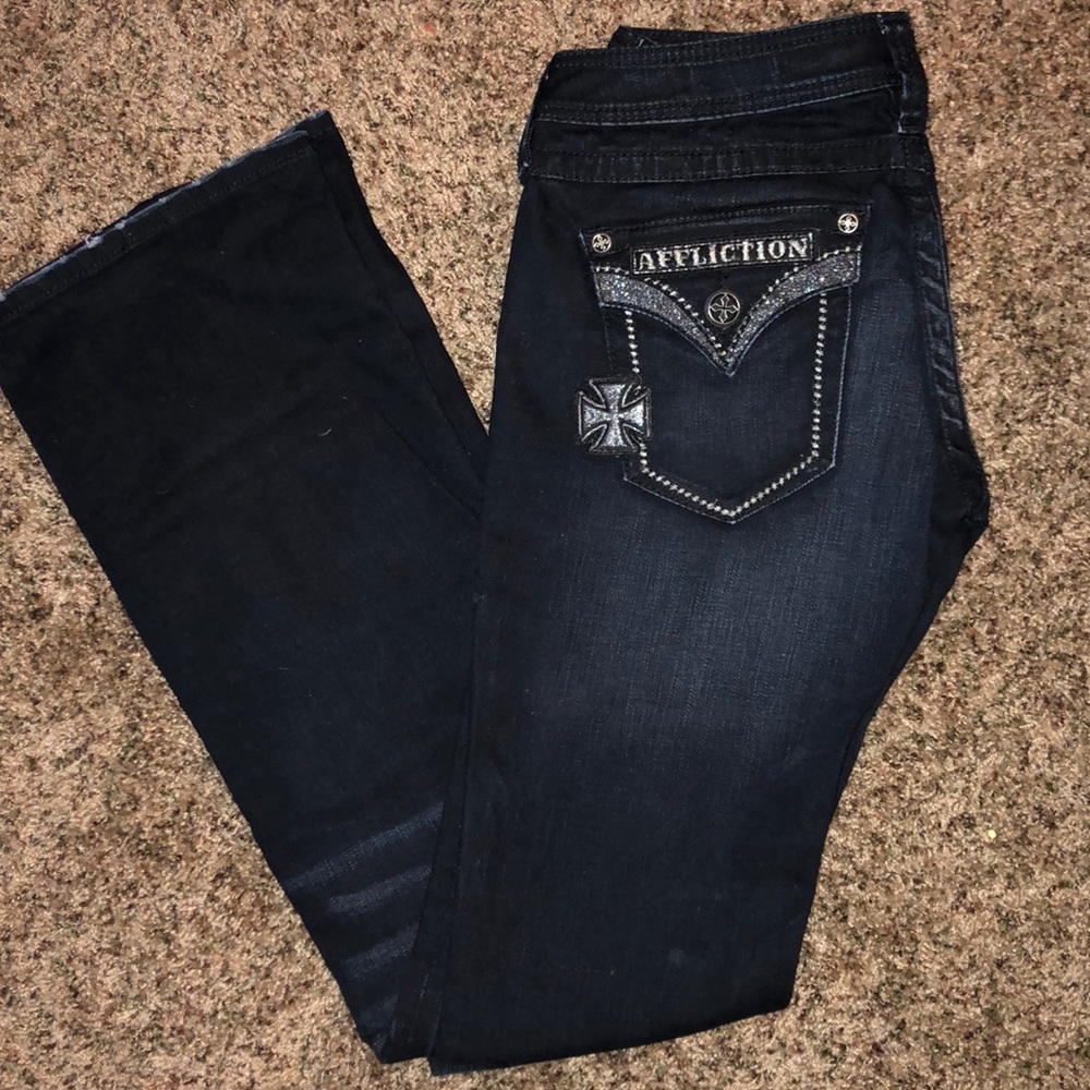 Affliction Black Premium Pants